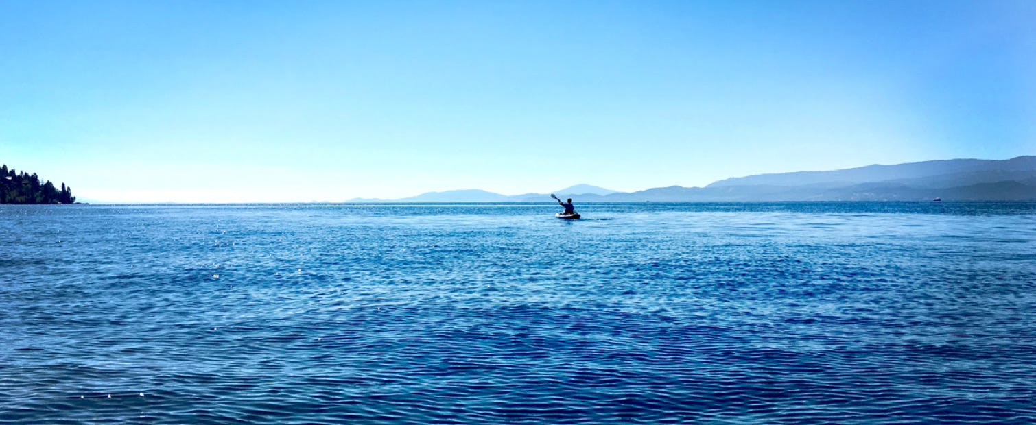 Michael Angel North on Flathead Lake